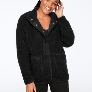 NWT VS Cozy Snap Front Jacket M Victorias Secret